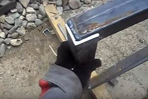 Калитка из металлопрофиля своими руками &ndash; схема + порядок выполнения работы