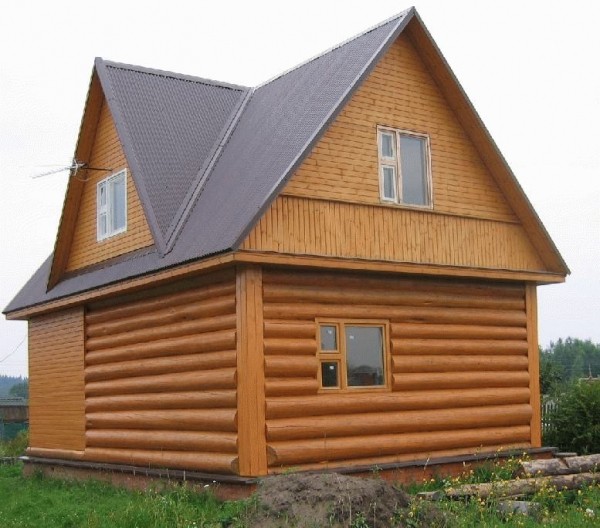 
Отделка бань снаружи		