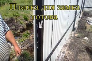 Калитка из металлопрофиля своими руками &ndash; схема + порядок выполнения работы