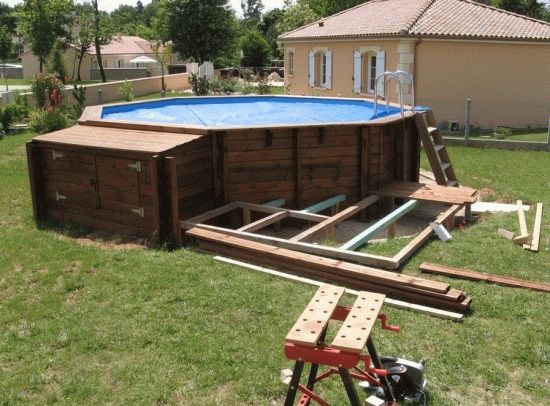 Бассейн из бетонного кольца
Бассейн из бетонного кольца