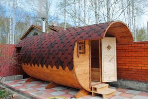 Утепленная баня бочка
Утепленная баня бочка