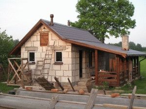 
Утепление бани из керамзитобетонных блоков изнутри		