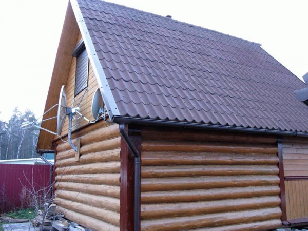 
Отделка бань снаружи		