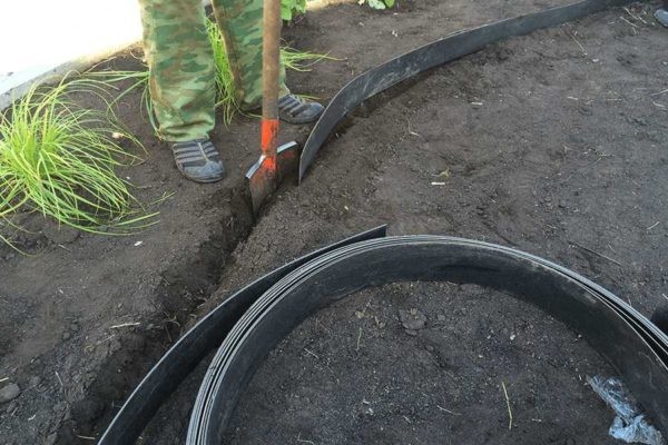 Садовая бордюрная лента для грядок, газонов, клумб