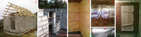 
Технология строительства бани		
