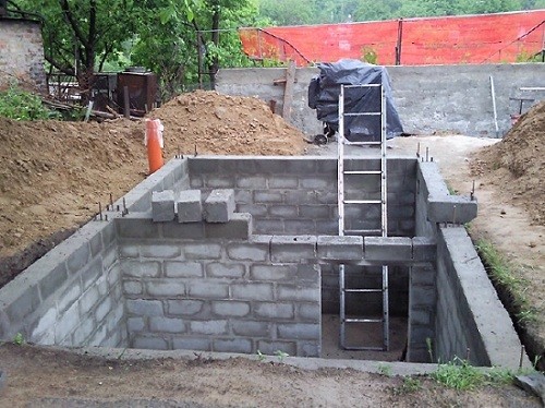 Фундамент из шлакоблоков
Фундамент из шлакоблоков