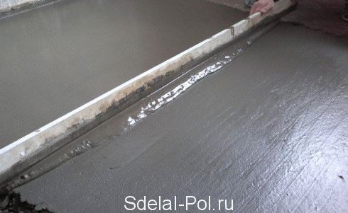 Бетонная стяжка пола
Бетонная стяжка пола