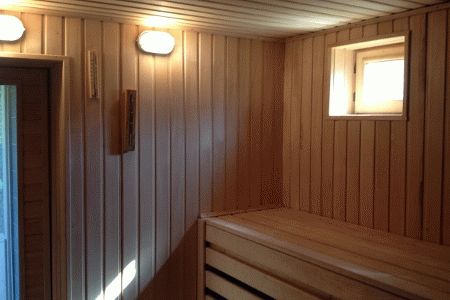 Окно в парилке бани
Окно в парилке бани