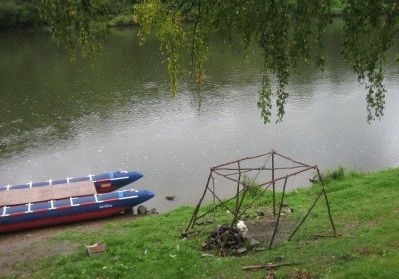 
Туристическая баня своими руками		