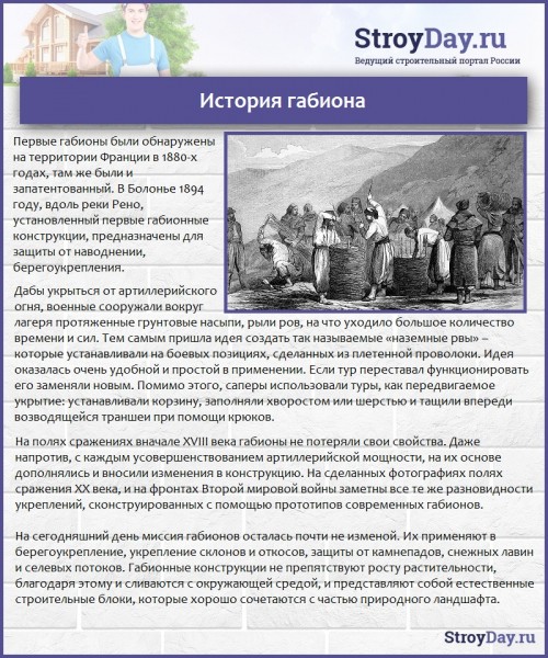 Габионы своими руками из подручных материалов: пошаговые инструкции