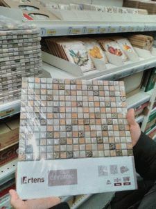 Укладка мозаики на стену
Укладка мозаики на стену