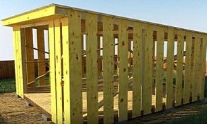 Каркасный гараж своими руками: пошаговая инструкция с фото отчётом