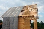 Как сделать крышу на бане: монтаж своими руками