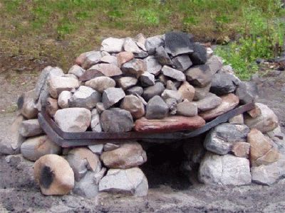 
Туристическая баня своими руками		