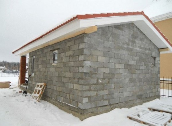 
Баня с гаражом		