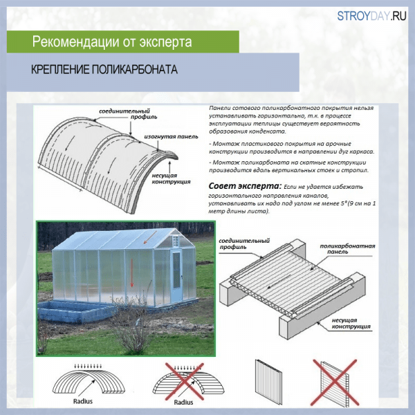 Теплица из поликарбоната своими руками: пошаговая инструкция