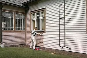 Покраска фасада дома: виды материала, инструкции