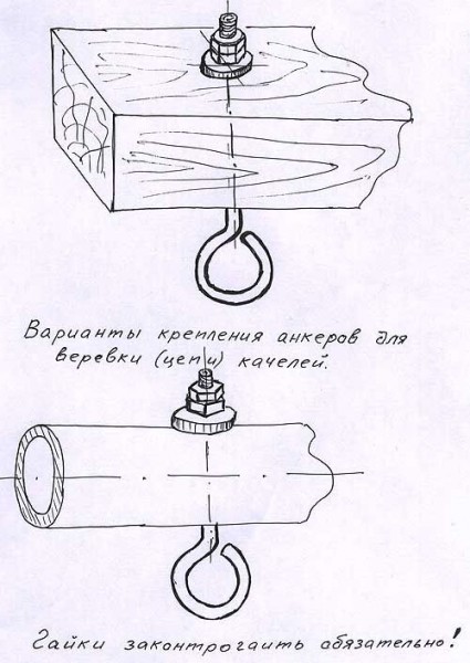 Качели для дачи своими руками: из чего и как изготовить самостоятельно