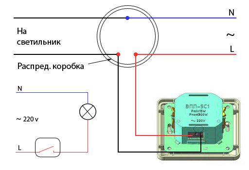 Схема подключения диммера вместо выключателя: пошаговая инструкция