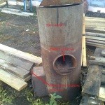 Котел для бани своими руками &mdash; изготавливаем из трубы по чертежу